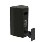 EM Acoustics - EMS-81X Compact two-way passive reflex-loaded loudspeaker Black Rear left with wall braket