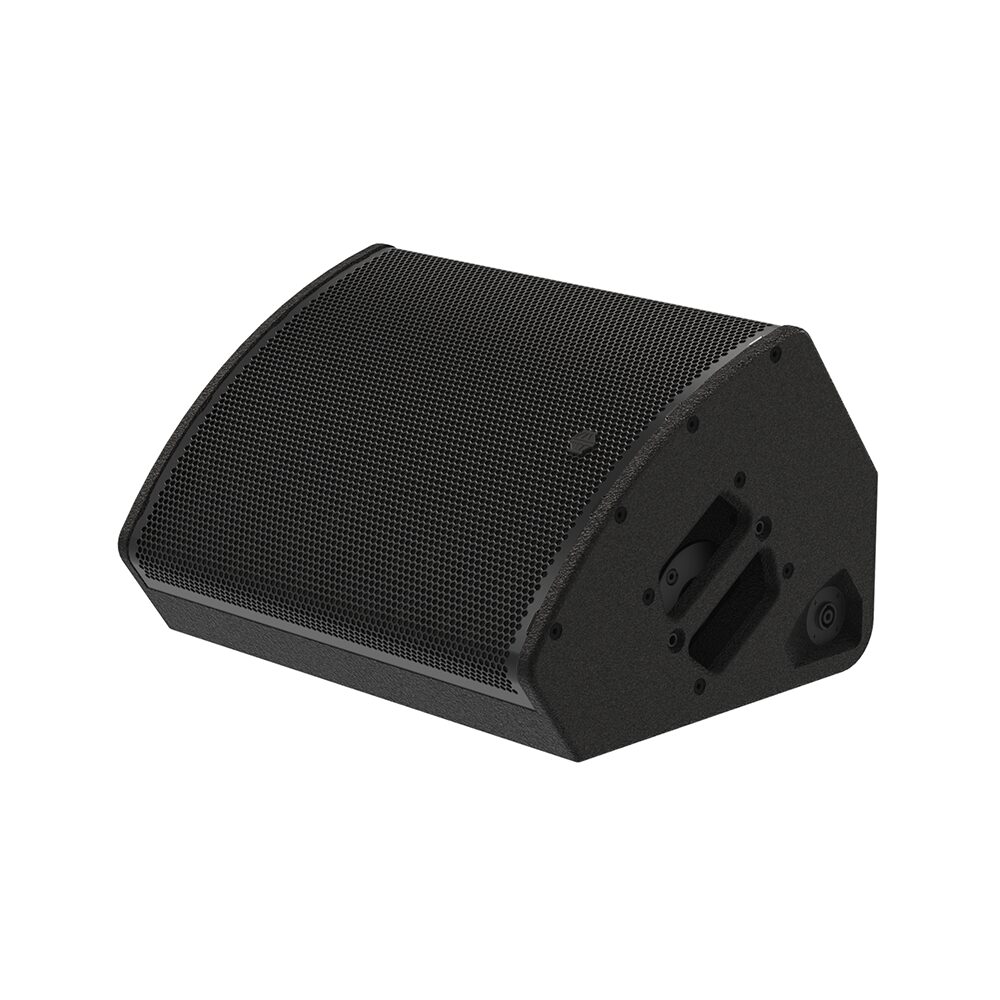 EM-Acoustics-M-C12-Two-way-passive-coaxial-stage--monitor-Black-Front-LEft EM Acoustics - M-C12 Two-way passive coaxial stage monitor Black Front Left