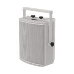 EM Acoustics - M-C12 Two-way passive coaxial stage monitor White vertical with hanging yoke