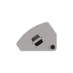 EM Acoustics - M-C15 Two-way Passive Coaxial Stage Monitor White Left profile