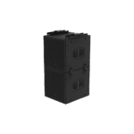 EM Acoustics - S-15 Compact Reflex Subwoofer black front left stacked