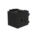 EM Acoustics - S-15 Compact Reflex Subwoofer black front left with castors
