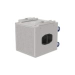 EM Acoustics - S-15 Compact Reflex Subwoofer White front left with castors and brakets