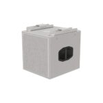 EM Acoustics - S-15 Compact Reflex Subwoofer White Front left with brackets