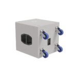 EM Acoustics - S-15 Compact Reflex Subwoofer White Rear left with castors