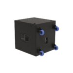 EM Acoustics - S-18 High Power Compact Reflex Subwoofer Black rear left with castors attached