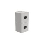 EM Acoustics - S-18 High Power Compact Reflex Subwoofer white front left stack of two