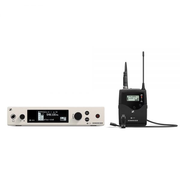 Sennheiser - EW 500 G4-MKE2 Reciver shown with body pack