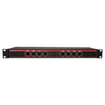 Swisson - RAkc mount 8 port Ethernet Gigabit Switch Front face display and ethernet