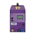 Rear of MDG ATMe haze machine power, data, display and CO2 connection