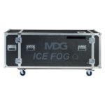 MDG ICE FOG Q Professional Low fog machine in robust flight case on locking castor wheels