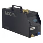 Rear Left of MDG Me1 DmX controlled professional fog generator for theatre