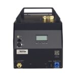Rear of MDG Me4 Fog machine power, data, display and control
