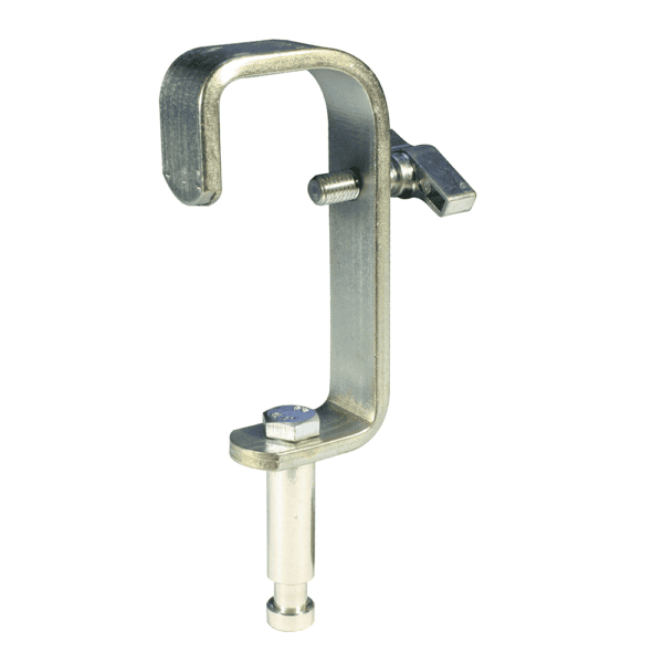 Doughty - Baby Pin Hook Clamp Raw metal clamp with baby pin