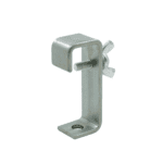 Small diameter zinc plated hook clamp