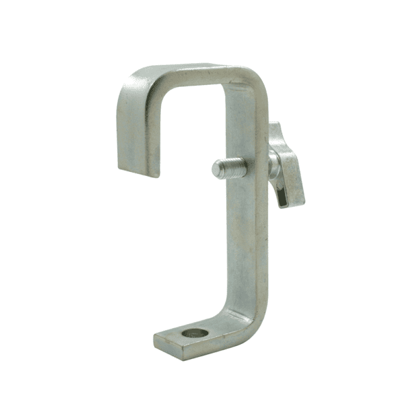 Doughty medium duty hook clamp in raw metal
