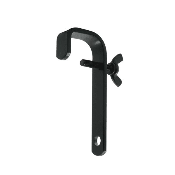 Doughty blakc painted straight hook clamp