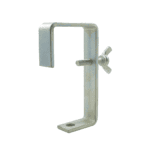 Doughty - Hook Clamp - 75mm angled view of 50kg SWL clamp