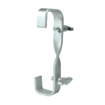 Zink plated hook clamp with 90 degree length
