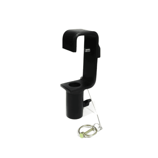 Doughty black hook clamp with 29mm revicer base