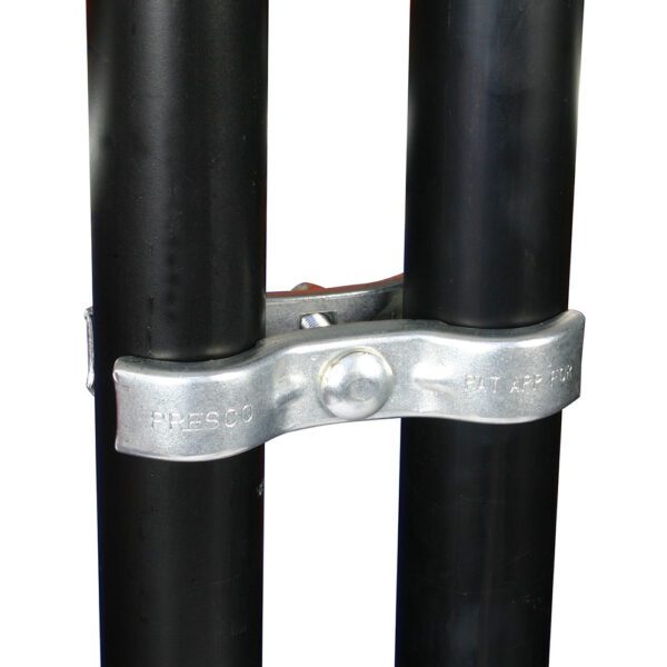 Doughty Scaffold Parallel Coupler attached to pipes