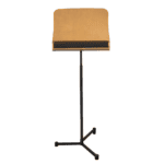 RAT Stands - Concert Stand frpnt face wood tray with double lip