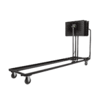 RATstands - Performer3 Storage Trolley Front Left of trolly holding three stands