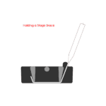 Doughty 12.6kg stage weight holding stage brace drawing