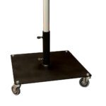 doughty tank trap with castor wheels with tube in receiver