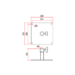 Doughty turtle plate dimensions drawing