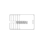 Doughty tank trap drawing of units stacked