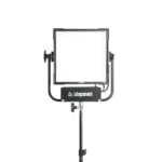Litepanels - Gemini 1x1 Soft RGBWW LED Panel Front face on stand
