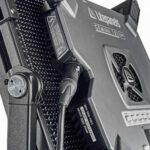 Litepanels - Gemini 1x1 Soft RGBWW LED Panel rear closeup power in