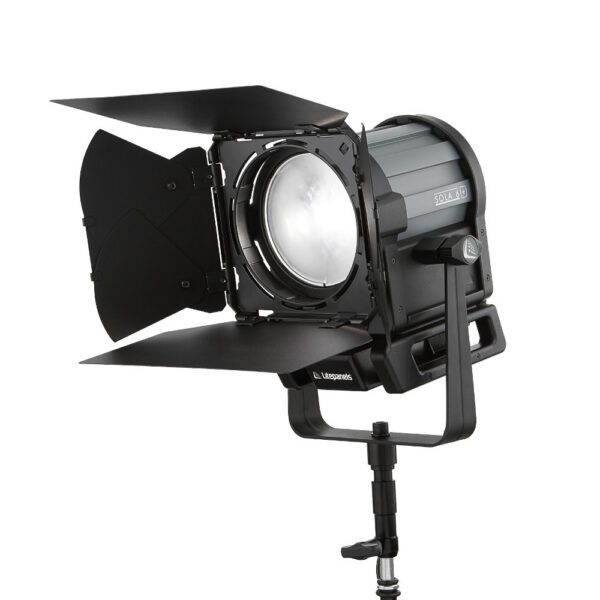 Litepanels - Sola 6+ Daylight Fresnel front left of fixture