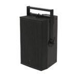 EM Acoustics - EMS-156 Two-Way Passive, Reflex-Loaded Fullrange Loudspeaker Black Front left with yoke
