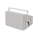 EM Acoustics - EMS-156 Two-Way Passive, Reflex-Loaded Fullrange Loudspeaker White horizontal with hanging Yoke