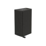 EM Acoustics - R10 Precision Passive Full-Range Loudspeaker Black front left with base attachemnt