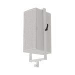EM Acoustics - R10 Precision Passive Full-Range Loudspeaker White angled pole mount yoke