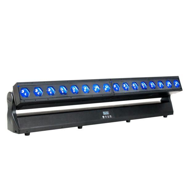 Elation_Chorus-Line-16_1 Elation - Chorus Line 16 front right of fixture on blue