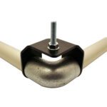 Doughty - Corner Grid Hanger T30407 in use shown supporting two pipes
