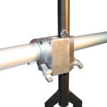 Doughty - Double Ended Drop Arms in use attached with clamp