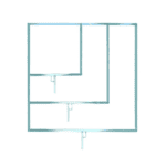 Doughty - Flat Aluminium Flag Frame