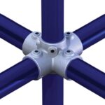 Doughty - Four Way Cross with Centre Tube T15800 pipes attached