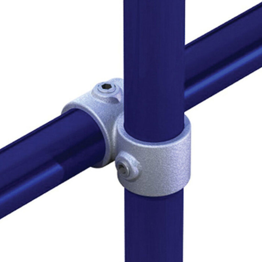 Doughty - Pipeclamp Crossover 90° T16100 in use