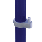 Doughty - Pipeclamp Gate Hinge T14000 Attached to pipe