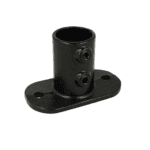 Doughty - Pipeclamp Railing Base Flange T1320001 Black