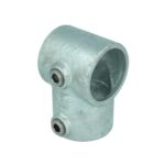 Doughty - Pipeclamp Short Tee T10100 Silver