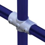 Doughty - Pipeclamp Two Socket Crossover T11900 with bars attached