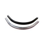 Doughty - Rail-90° Curves Powder coated black and raw aluminium