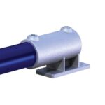 Doughty - Railing Side Support Vertical Base T14400 With pipe attached